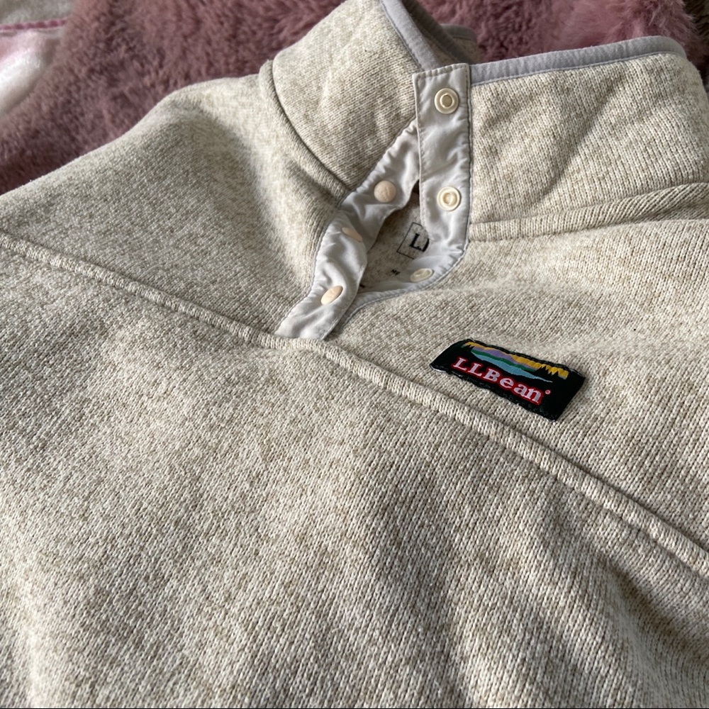 L.L. Bean Quarter-Button Up